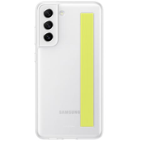 Чехол (клип-кейс) Samsung для Samsung Galaxy S21 FE Slim Strap Cover белый (EF-XG990CWEGRU)