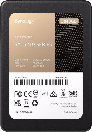 SSD жесткий диск SATA2.5" 3.84TB 6GB/S SAT5210-3840G SYNOLOGY