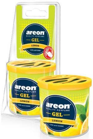 Автомобильный ароматизатор Areon GEL CAN BLISTER, Лимон