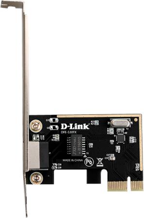 D-Link DFE-530TX/20/E1A, PCI-Express Network Adapter with 1 10/100Base-TX RJ-45 port.20pcs in package, Wake-On-LAN, 802.3x Flow Control, Microsoft Windows 10 32/64 bits, Microsoft Windows 8/8.1 32/6