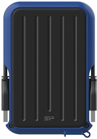 Внешний жесткий диск 2.5" 5 Tb USB 3.0 Silicon Power Armor A66 синий черный
