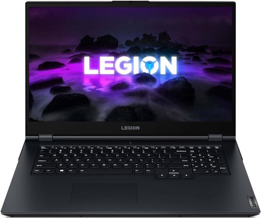Ноутбук Lenovo Legion 5 17ITH6H 17.3" 1920x1080 Intel Core i5-11400H SSD 512 Gb 16Gb WiFi (802.11 b/g/n/ac/ax) Bluetooth 5.1 NVIDIA GeForce RTX 3060 6144 Мб синий DOS 82JM000CRK