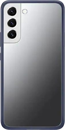 Чехол (клип-кейс) Samsung для Samsung Galaxy S22+ Frame Cover прозрачный/темно-синий (EF-MS906CNEGRU)
