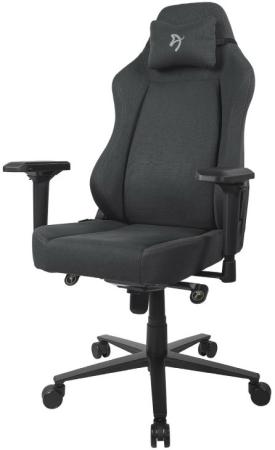 Компьютерное кресло (для геймеров) Arozzi Primo Woven Fabric - Black - Grey logo PRIMO-WF-BKGY