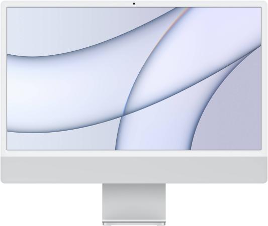 Моноблок 24" Apple iMac 24" 2021 4880 x 2520 М-M1 8Gb SSD 256 Gb M1 macOS серебристый MGTF3RU/A MGTF3RU/A