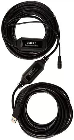 Кабель-адаптер USB3.0-repeater, удлинительный активный <Am-->Af> 15м VCOM <CU827-15M>