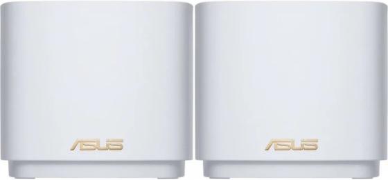 Wi-Fi роутер ASUS XD4 (2-pack) 802.11ax 1201Mbps 2.4 ГГц 5 ГГц 1xLAN RJ-45 белый 90IG05N0-MO3R40