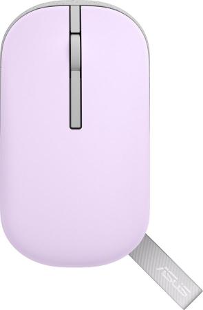 Мышь беспроводная ASUS Marshmallow MD100 сиреневый USB + Bluetooth