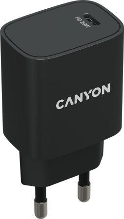 Зарядное устройство Canyon CNE-CHA20B02 3 А USB-C черный