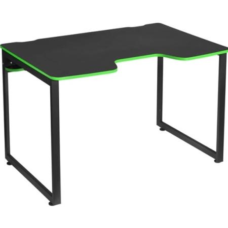 Игровой стол WARP Xt чёрно-зелёный (XT1-GR, сталь, ЛДСП, 100 х 60 х 70, кабель-менеджмент)