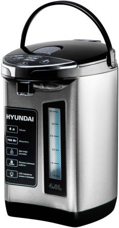 Термопот Hyundai HYTP-5840 750 Вт серебристый чёрный 4 л металл/пластик