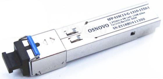Модуль Osnovo SFP-S1SC13-G-1550-1310-I
