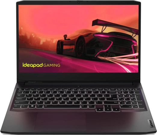 Ноутбук Lenovo IdeaPad Gaming 3 15.6" 1920x1080 Intel Core i5-11300H SSD 512 Gb 8Gb Bluetooth 5.0 WiFi (802.11 b/g/n/ac/ax) nVidia GeForce RTX 3050 4096 Мб черный Windows 11 Home 82K100Y6RU