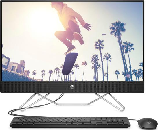 HP 27-cb0029ur NT 27" FHD(1920x1080) AMD Ryzen3 5300U, 8GB DDR4 3200 (2x4GB), SSD 256Gb,  AMD integrated graphics, noDVD, kbd&mouse wired, HD Webcam, Jet Black, FreeDOS, 1Y Wty
