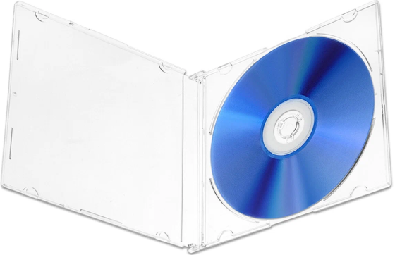 Коробка HAMA для 1 CD прозрачный/черный H-51167 1шт