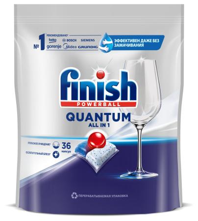 Таблетки Finish Quantum All in 1 (упак.:36шт) (3215700) для посудомоечных машин