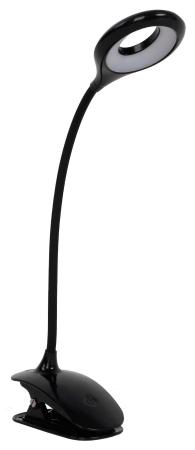 Светильник Старт CT203 (14681) настольный на прищепке черный 5Вт