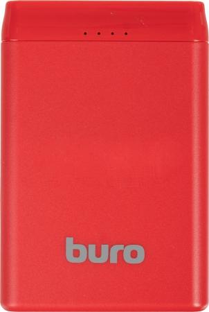 Внешний аккумулятор Power Bank 5000 мАч Бюрократ BP05B красный BP05B10PRD