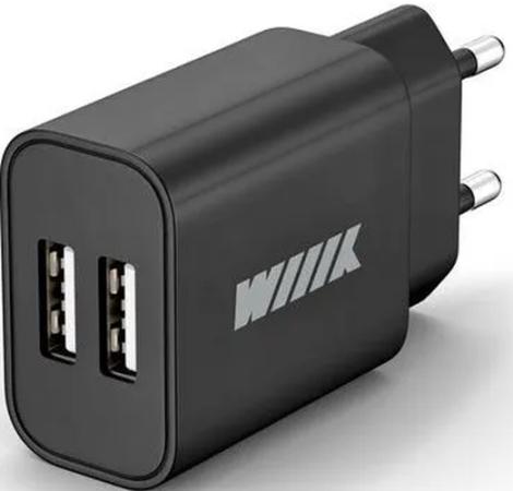 Сетевое зарядное устройство Wiiix UNN-1-2-03 2.4А 2 х USB черный