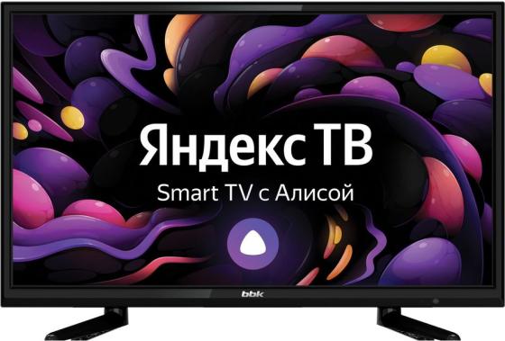 Телевизор 24" BBK 24LEX-7287/TS2C черный 1366x768 50 Гц Smart TV Wi-Fi 2 х HDMI 2 х USB RJ-45