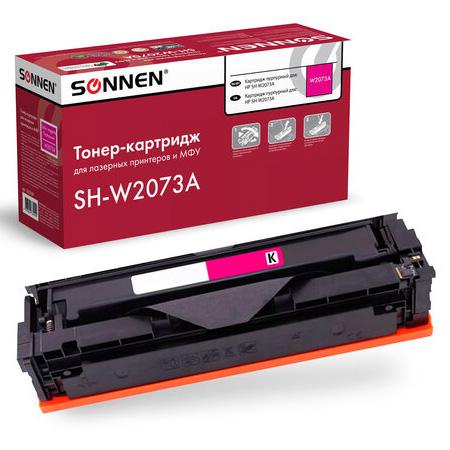 Картридж лазерный SONNEN (SH-W2073A) для HP CLJ 150/178 ВЫСШЕЕ КАЧЕСТВО, пурпурный, 700 страниц, 363969