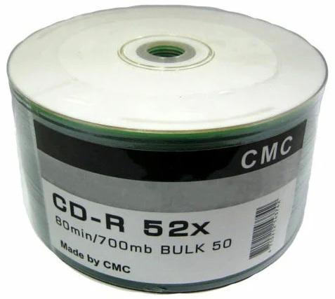 Диск CD-R CMC 700 Mb, 52x, Bulk (50), (50/600)