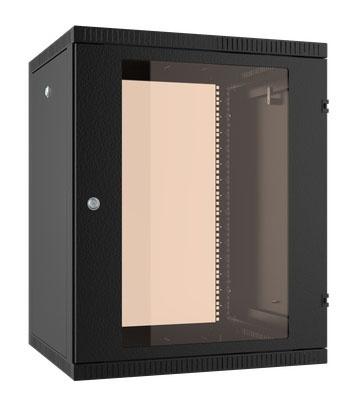 Шкаф коммутационный C3 Solutions WALLBOX 15-63 B (NT084701) настенный 15U 600x350мм пер.дв.стекл направл.под закл.гайки 335кг черный 300мм 20кг 744мм IP20 сталь