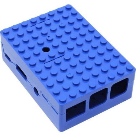 RA184   Корпус ACD Blue ABS Plastic Building Block case for Raspberry Pi 3 B (CBPIBLOX-BLU) (494354)
