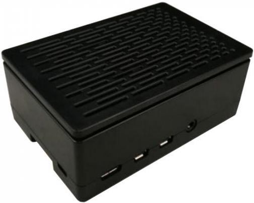 RA509   Корпус ACD  Black ABS Case (Install 3010/3007 Fans or 3.5 Inch Touch Screen), совместим с креплением VESA Mount, for Raspberry PI 4B