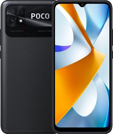 Смартфон Xiaomi POCO C40 черный 6.71* 32 Gb LTE Wi-Fi GPS 3G 4G Bluetooth