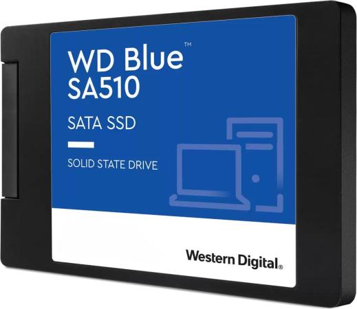 Твердотельный накопитель SSD 2.5" 500 Gb Western Digital Blue SA510 Read 560Mb/s Write 510Mb/s 3D NAND TLC WDS500G3B0A