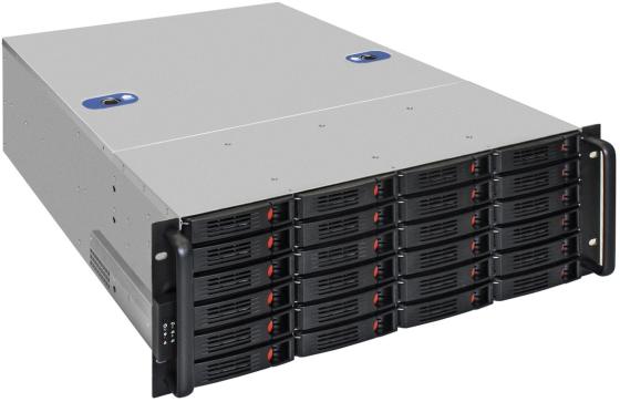 Серверный корпус ExeGate Pro 4U660-HS24 <RM 19", высота 4U, глубина 660, БП 1000RADS, 24xHotSwap, USB>