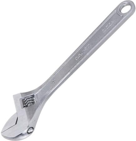 Разводной ключ Deli DL010A 10&quot; Длина: 250 мм. Регулируемый размер зажима: 0-30 мм. Кованая специальная инструментальная сталь. Хромированная отделка.
