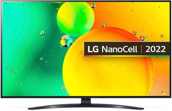 Телевизор LED 55" LG 55NANO766QA.ARUB серый 3840x2160 60 Гц Smart TV Wi-Fi 3 х HDMI 2 х USB RJ-45
