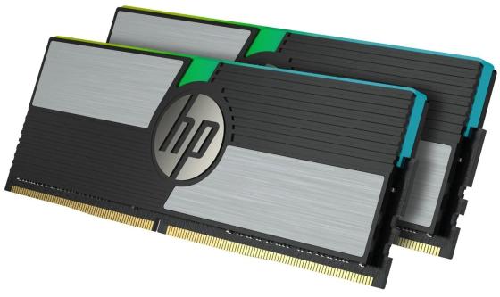 Оперативная память для компьютера 32Gb (2x16Gb) PC4-25600 3200MHz DDR4 DIMM CL16 HP V10 RGB 48U47AA