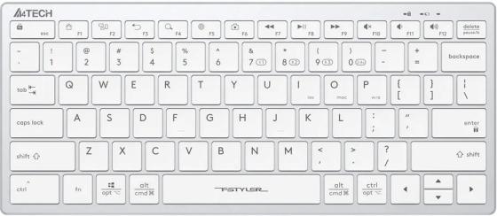 Клавиатура беспроводная A4TECH Fstyler FBX51C Bluetooth белый