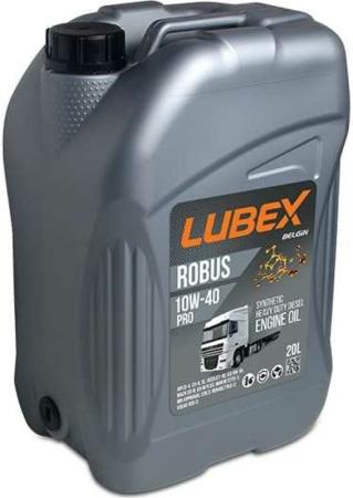 L019-0772-0020 LUBEX Синт. мот.масло ROBUS PRO 10W-40 CH-4/CI-4/SL A3/B4/E7 (20л)