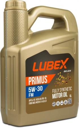 L034-1315-0405 LUBEX Синт. мот.масло PRIMUS FM 5W-30 CF/SL A5/B5 (5л)