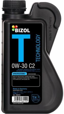 88410 BIZOL НС-синт. мот.масло Technology 0W-30 C2 (1л)