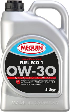33039 Meguin НС-синт. мот.масло Megol Motorenoel Fuel Eco 1 0W-30 CF-4/SL A5/B5 GF-3 (5л)