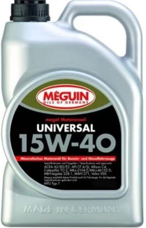 4696 Meguin Мин. мот.масло Megol Motorenoel Universal 15W-40 CF-4/SJ A2/B3/E2 (1л)