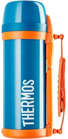 Термос THERMOS FDH Stainless Steel Vacuum Flask 2л оранжевый синий
