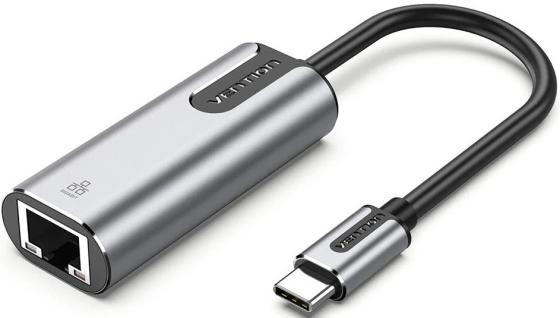 Vention USB-C to Gigabit Ethernet Adapter 0.15M Gray Aluminum Alloy Type