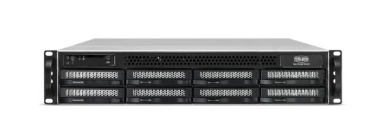 TerraMaster U8-423 Rack 2U NAS QC2,0 (2,9)GhzCPU/4Gb(32)/RAID0,1,10,5,6,JBOD/up to 8 Hot Swap HDDs SATA(3,5' or 2,5')/1xM.2 2280 NVMe PCI-E3.0/2xUSB3.0/HDMI/2x2,5GigEth RJ-45/iSCSI/2xPS/2YW