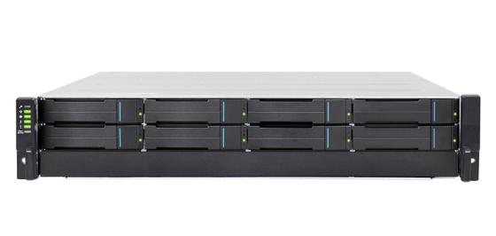 EonStor GSEP100800RPC-8U52 (8x3.5 SSD/HDD SATA, 2U, Single Сontroller, 1x4GB, 4x1GbE iSCSI ports, 2xUSB3.0, 2xUSB2.0, 2x(PSU+FAN Module), Rackmount kit)