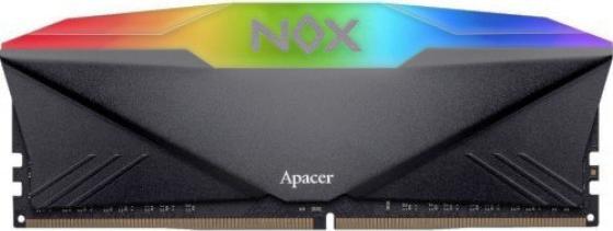 Оперативная память для компьютера 8Gb (1x8Gb) PC4-25600 3200MHz DDR4 DIMM CL16 Apacer NOX RGB AH4U08G32C28YNBAA-1