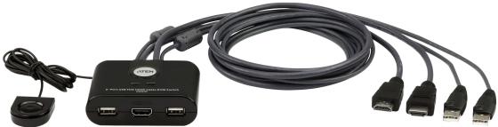 ATEN 2-Port USB FHD HDMI Cable KVM Switch