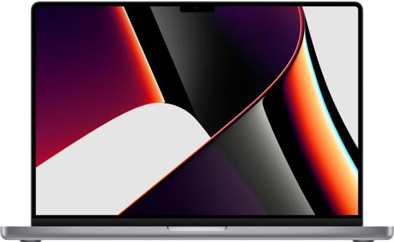 Ноутбук Apple MacBook Pro 16 M1 Pro 2021 16.2" 3456x2234 Apple -M1 Pro 16 Gb 16Gb WiFi (802.11 b/g/n/ac/ax) Bluetooth 5.0 Apple M1 Pro (16-core) серый macOS MK193RU/A