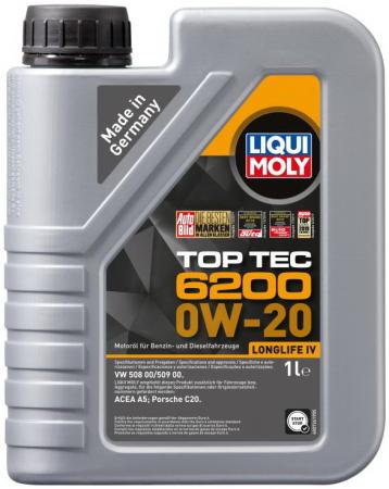 20787 LiquiMoly НС-синт. мот.масло Top Tec 6200 0W-20 (1л)