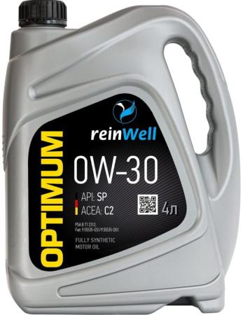 4952 ReinWell Моторное масло 0W-30 API SP, ACEA C2 (4л)